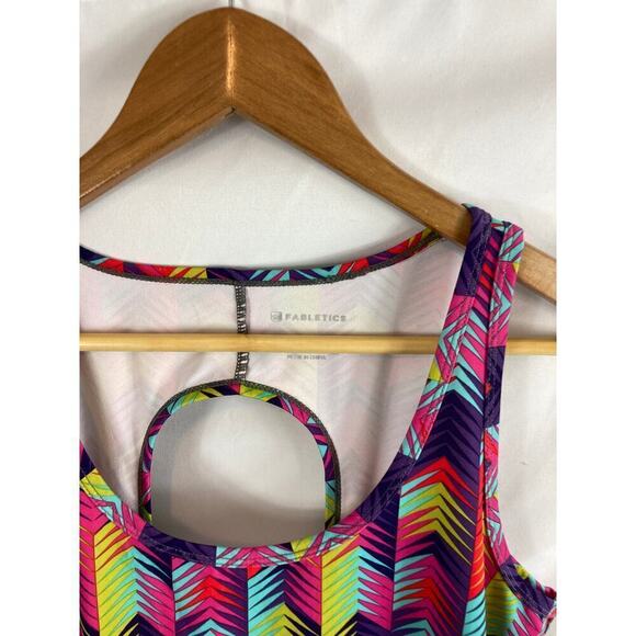 Fabletics Active Embra Keyhole Tank Top Multicolor Size Small - Picture 3 of 4